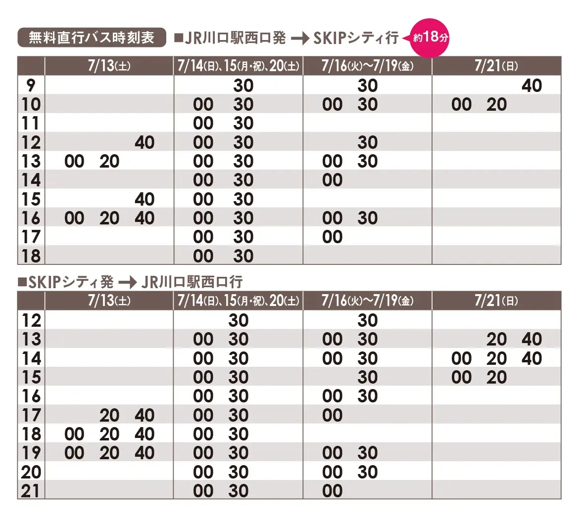 2/1（木）川口駅東口～横道～戸塚安行駅線新設他ダイヤ改正のお知らせ | 国際興業バス