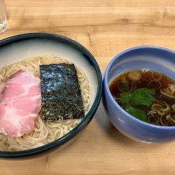 麺処 有彩「昆布水つけ麺 醤油特製＋中盛」＠埼玉県川口市西川口駅