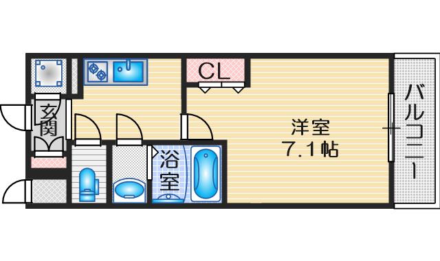 ファーストフィオーレ吹田パティオ 316｜岸辺駅（徒歩3分）大阪府吹田 市岸部中４丁目(賃貸マンション・1K・3階・23.40㎡)の詳細情報｜賃貸スタイル（物件ID227087693573）