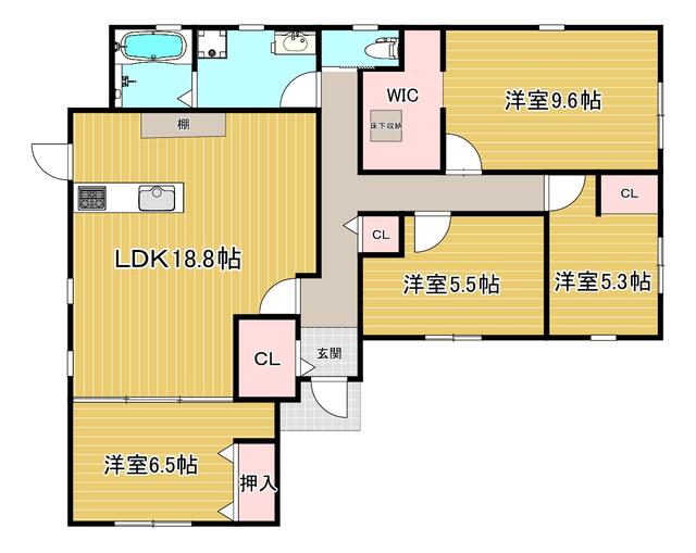 SUUMO】今池 3LDK 1階((株)エイブル黒崎店提供)／福岡県北九州市八幡西区北筑２／今池駅の賃貸・部屋探し情報（100412445469） |