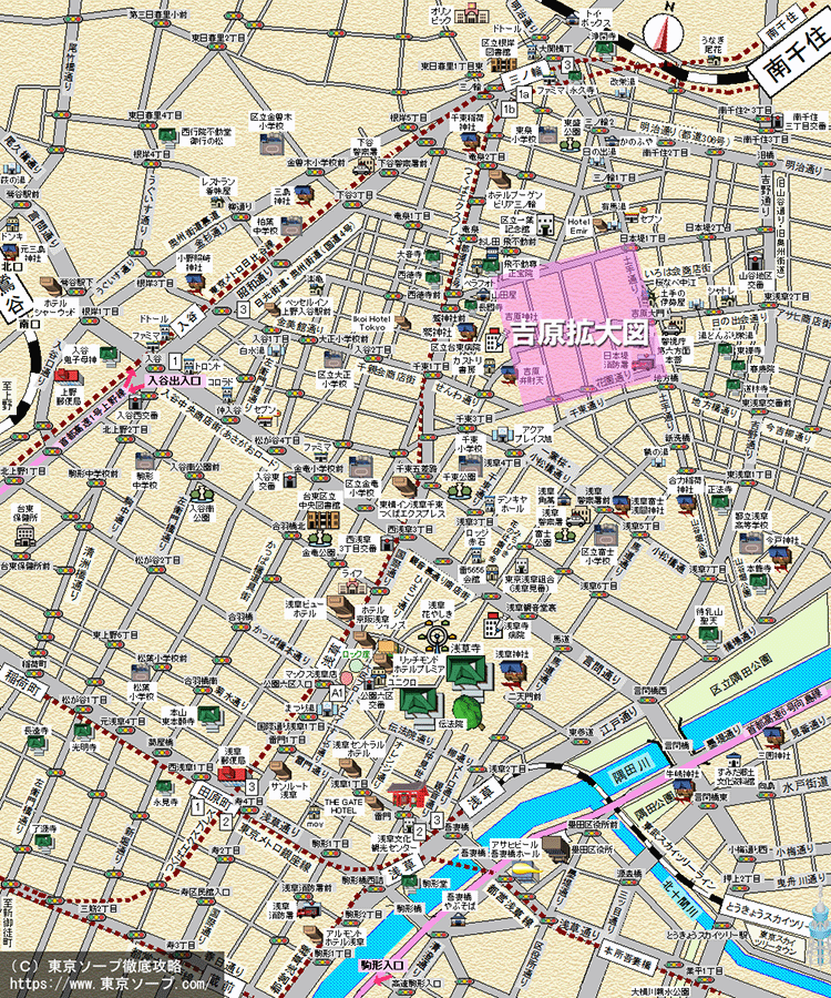 吉原ソープ予約｜東京吉原インフォメーション