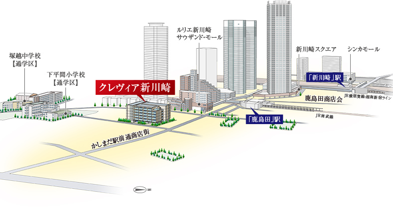 古墳時代からの歴史と最先端技術研究の拠点を持つ街【鹿島田・新川崎エリアの歴史】 - 住みたい街レポート -