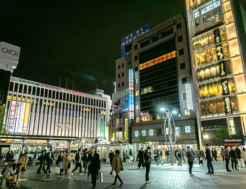 【４Ｋ60】nightwalk in Kinshicho【夜の錦糸町をお散歩】2022年7月26日