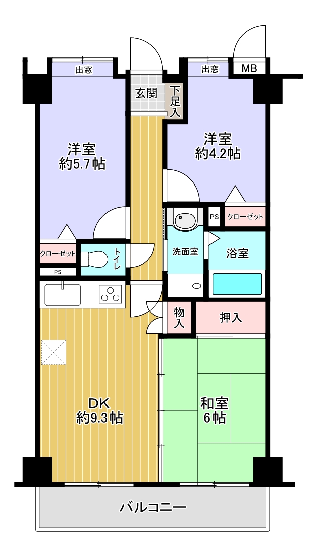 西大宮駅から指扇中学校まで - 咲いた万歩