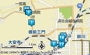 備前三門駅（岡山県岡山市北区）周辺の電気屋・家電量販店一覧｜マピオン電話帳